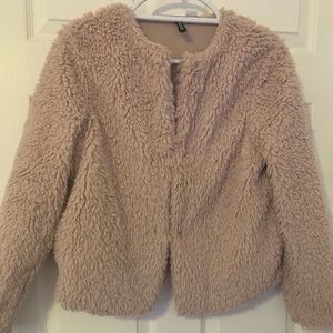 Faux fur jacket